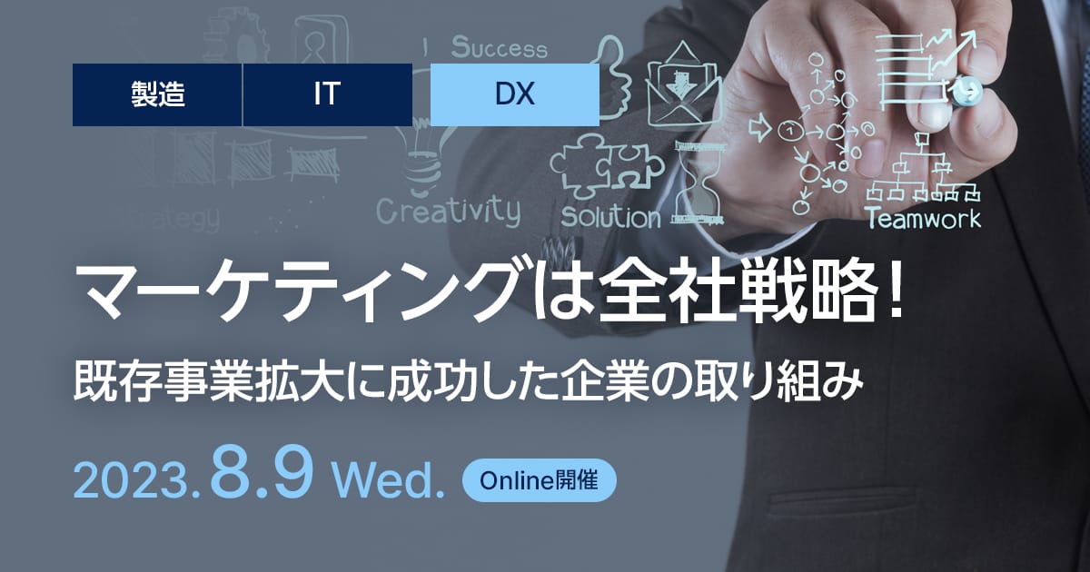 マーケティングは全社戦略！既存事業拡大に成功した企業の取り組み